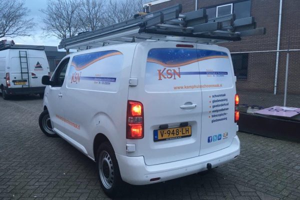 Autobelettering voor bedrijfswagens Dimlicht Dimension Lichtreklame